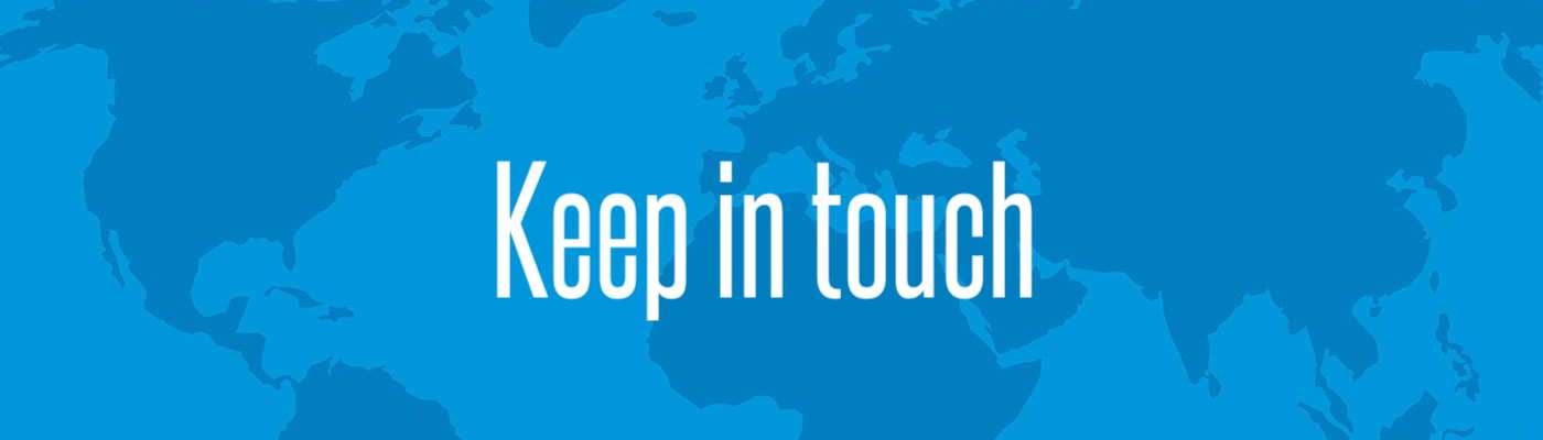 Keep in touch