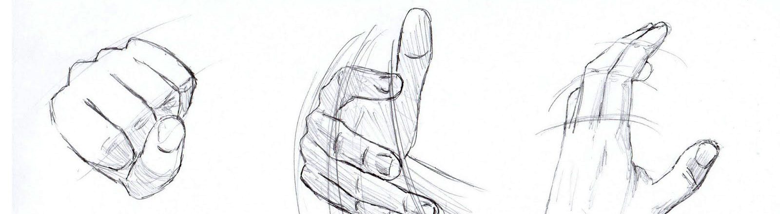 Study of the hand in colour
