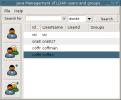 Java Admin Users, a interafce to admin LDAP Users and GrRoups